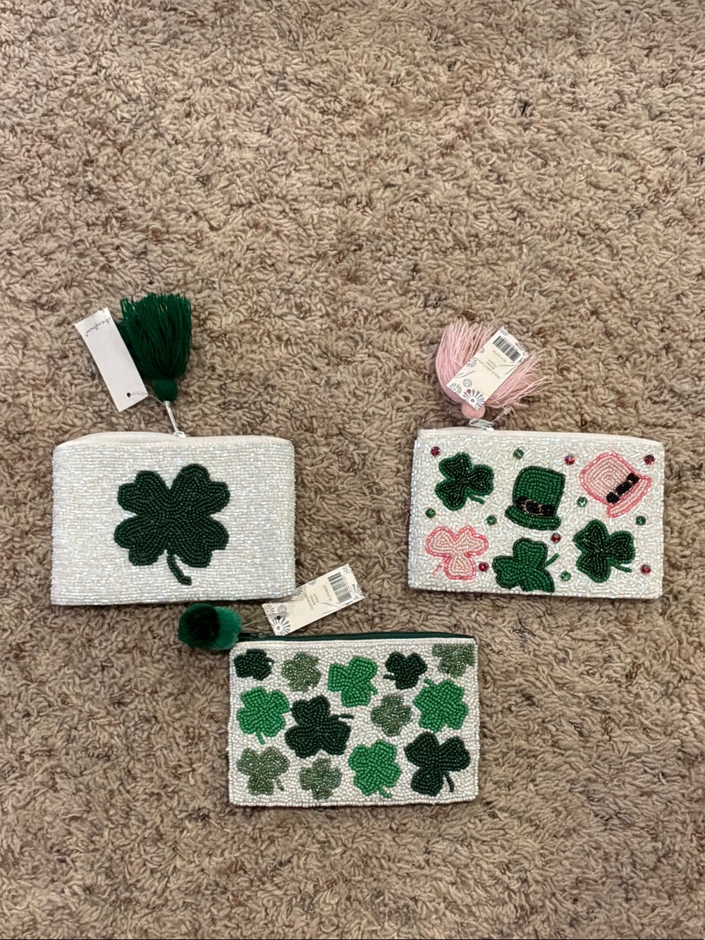 Small Little Shamrock Irish Themed Bags
